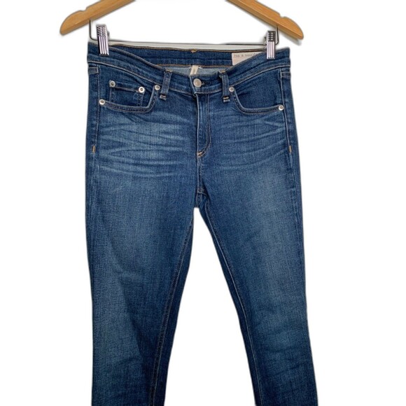 RAG & BONE Skinny Jeans High Rise SIze 28 Medele Preston 5 Pocket Zip - Picture 3 of 10